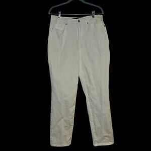 Gloria Vanderbilt Amanda Jeans Women's sz 10 White